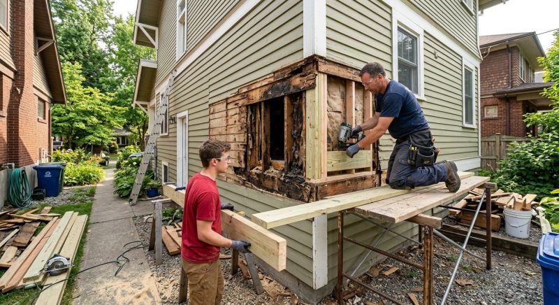 Dry Rot Remediation in Kansas City, KS