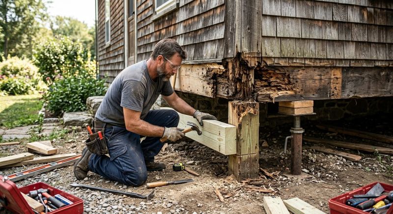 Rotten Wood Repair in Olathe, KS