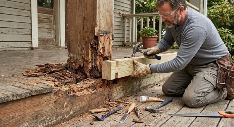 Wood Rot Removal in Wilmington, NC