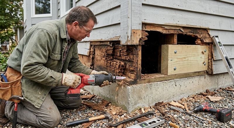 Wood Rot Removal in Kansas City, MO
