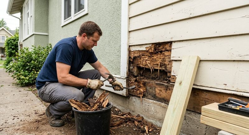 Wood Rot Removal in Conroe, TX
