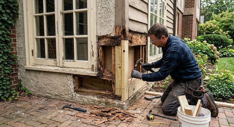 Wood Rot Repair in Denver County, CO